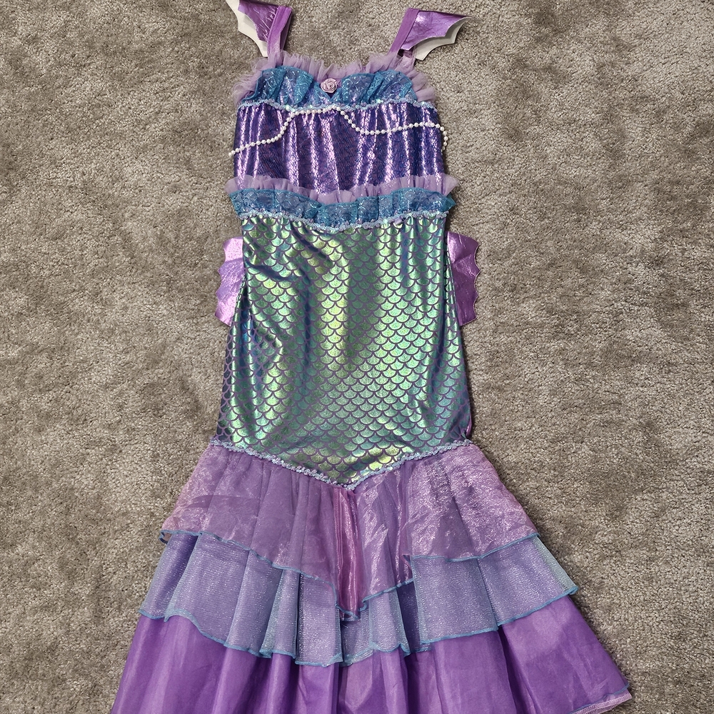 Purple Mermaid Girls Costume